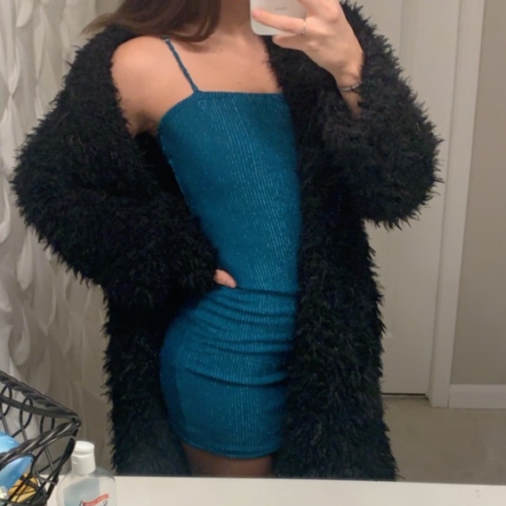 Forever 21 sparkly blue Dress - Picture 2 of 3